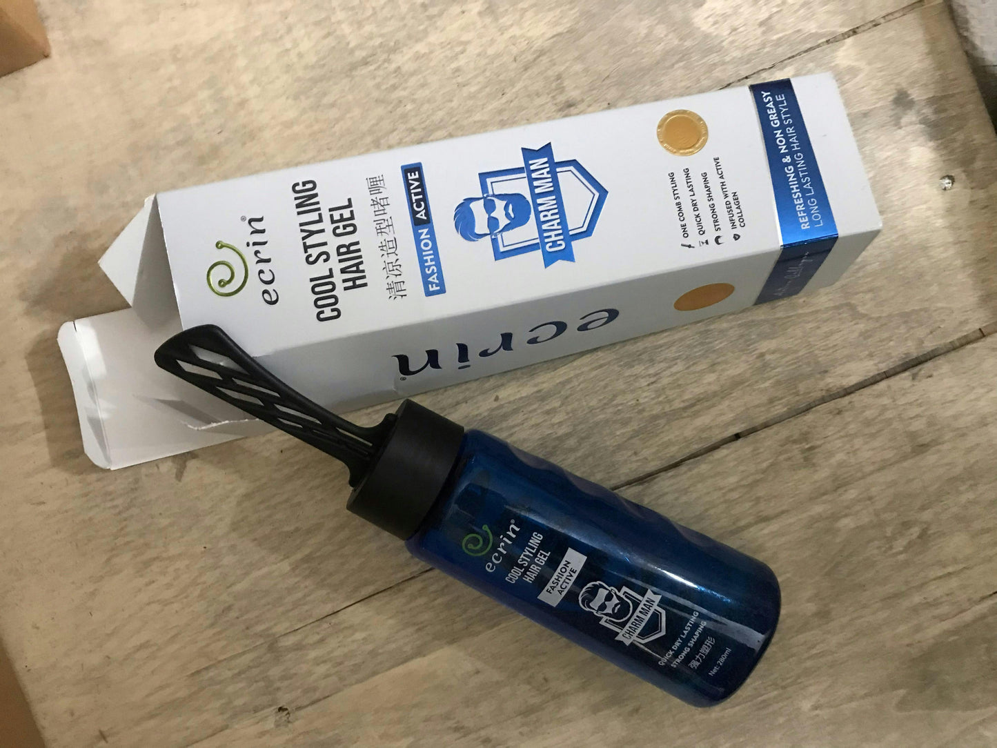 ECRIN COOL STYLING HAIR GEL WITH ACTIVE COLLAGEN - 280ml